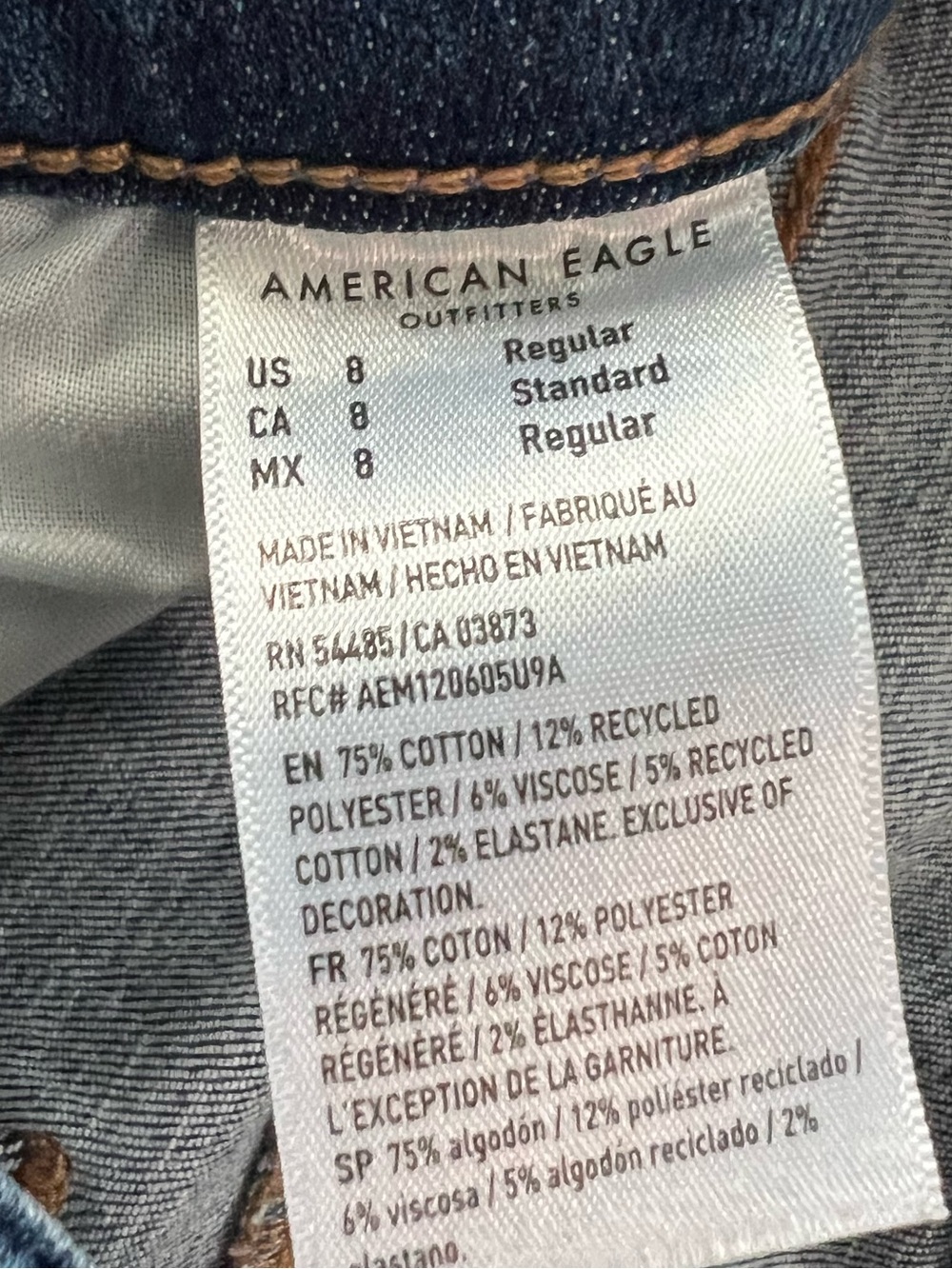 American Eagle Outfitters High-Rise Skinny Jeans - Picture 4 of 5